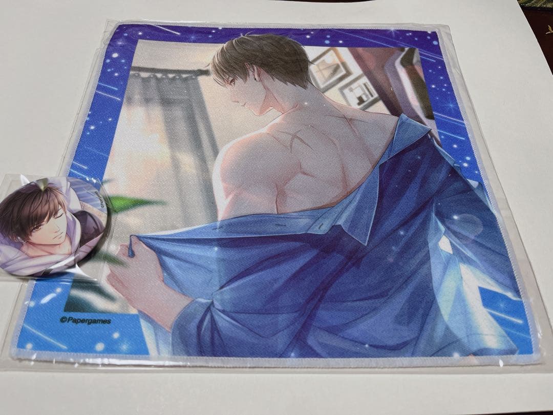 恋とプロデューサー　ハク　タオル　缶バッジ