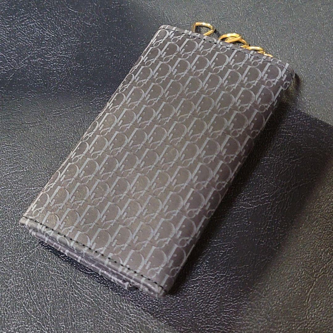 クリスチャンディオール キーケース モノグラム 焼けあり 保証書付き