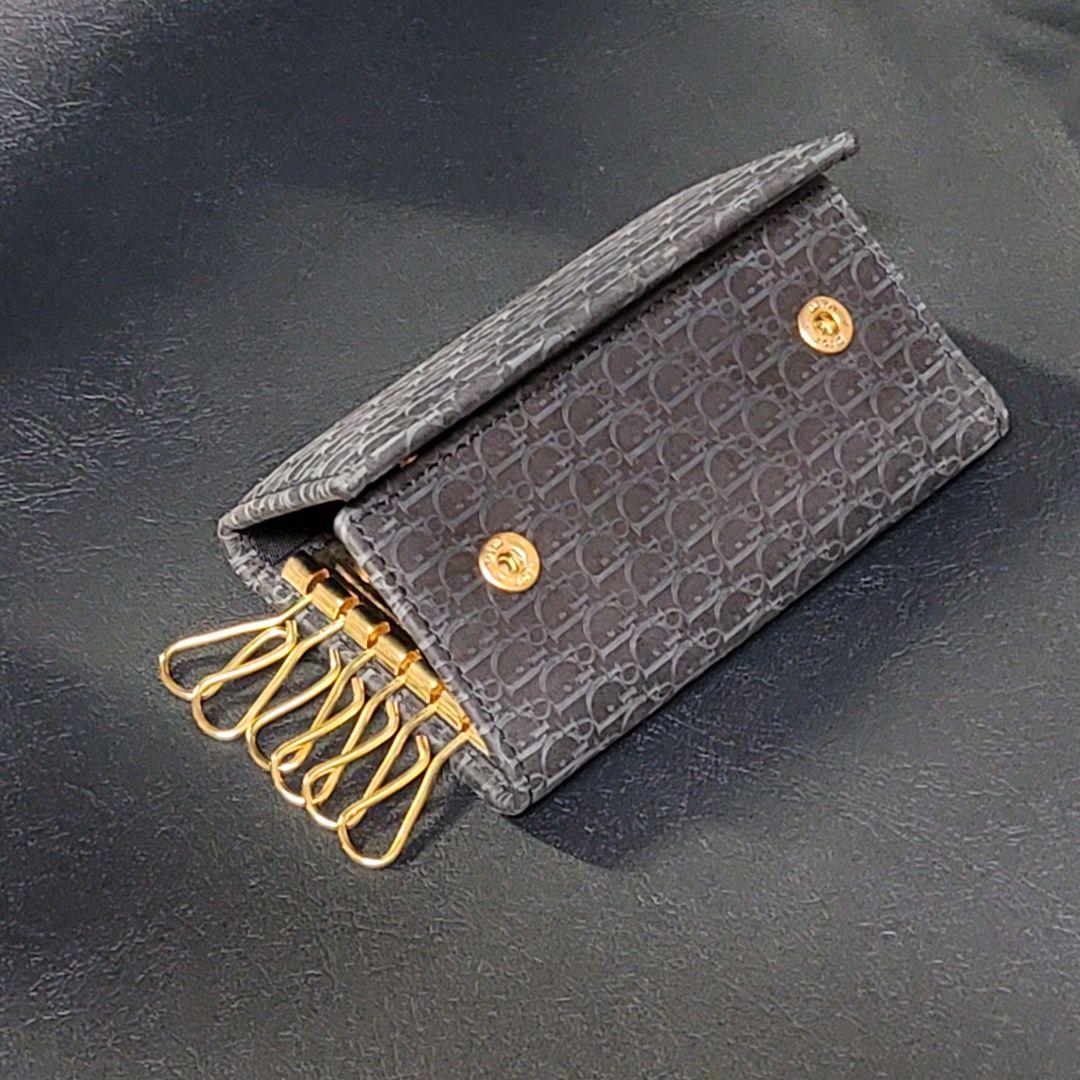 クリスチャンディオール キーケース モノグラム 焼けあり 保証書付き