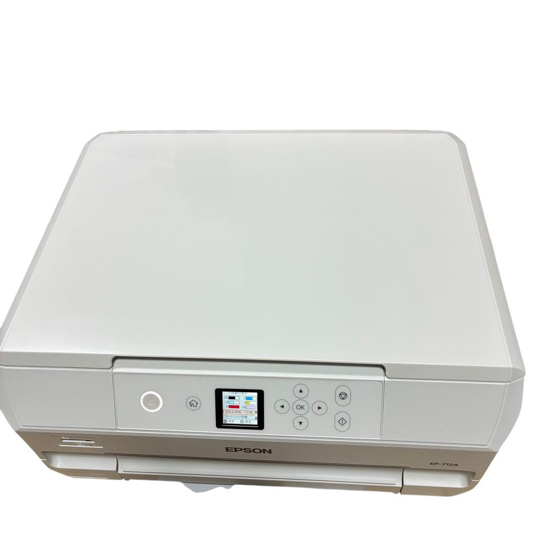 印刷確認済み✨ EPSON EP-712A インクジェット複合機