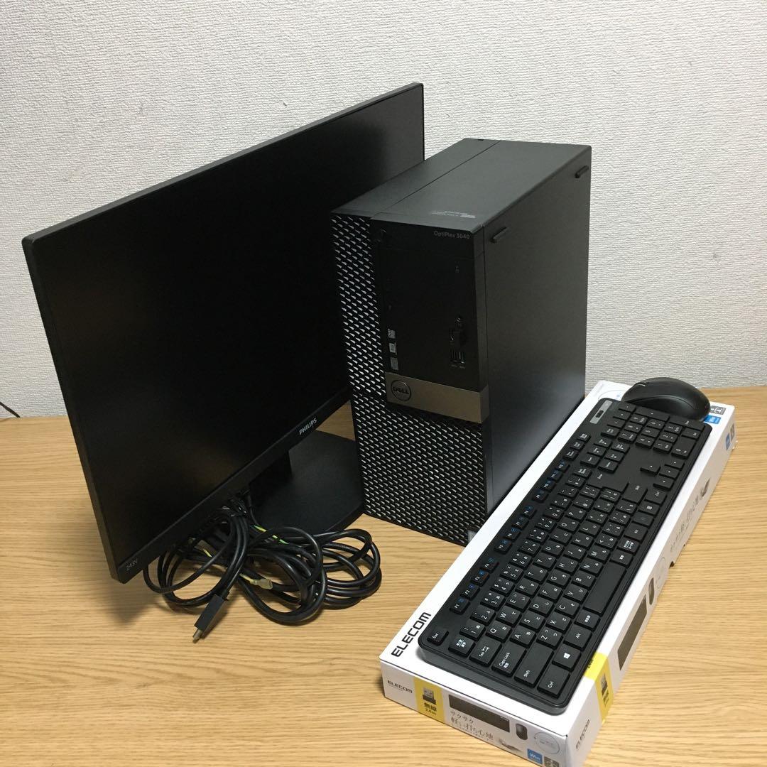 DELL Win11 ミニタワー デスクトップPC 23.8インチモニターセット