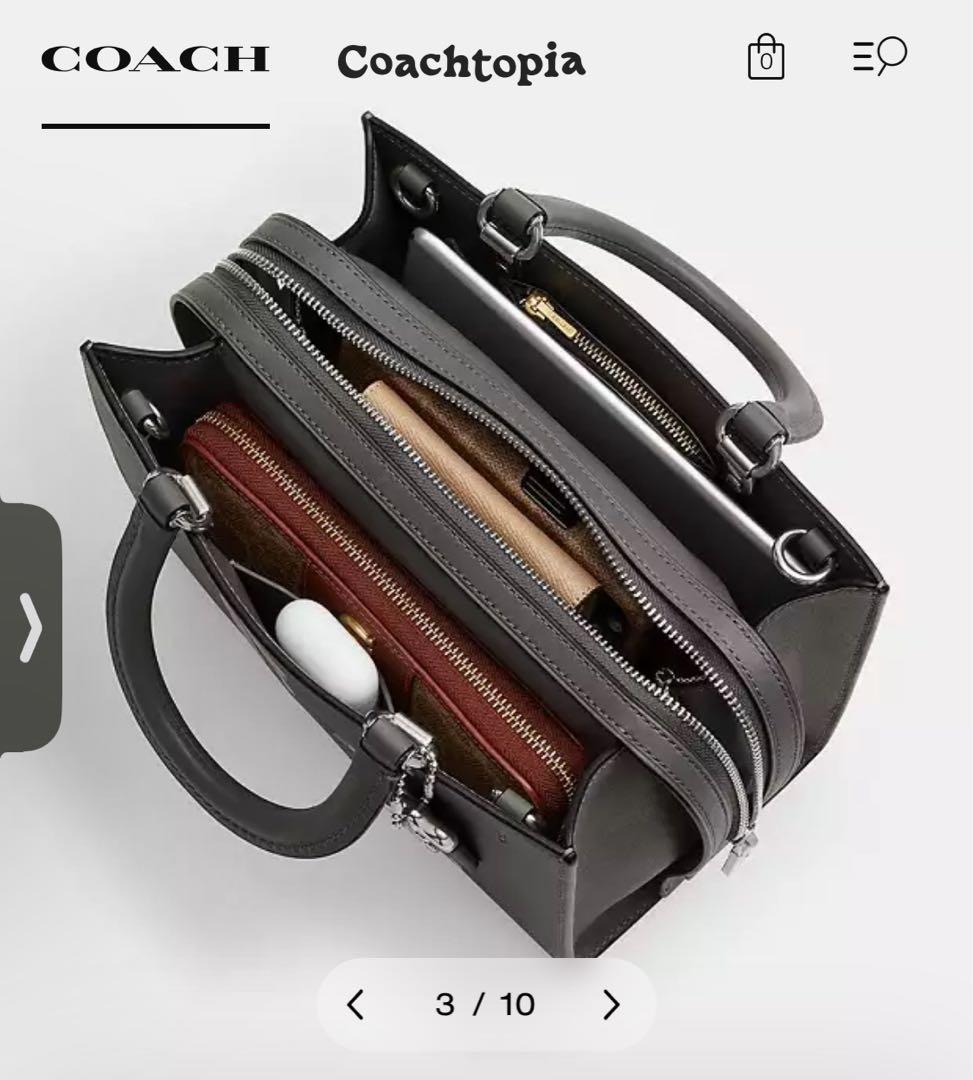 【本物・希少】COACHコーチローグ25ハンドバッグPOPEYEポパイ3way