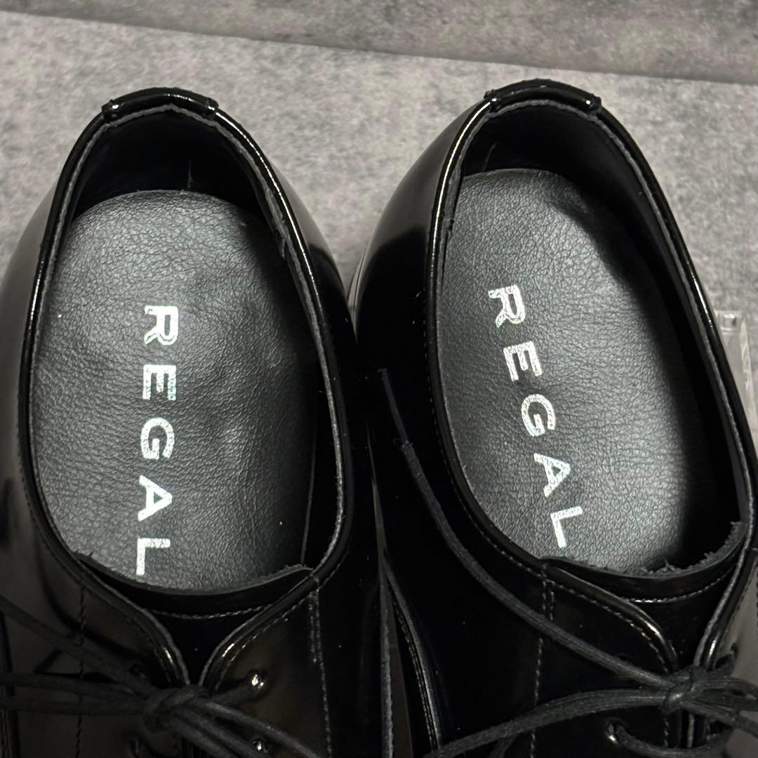 未使用級　リーガル　ビジネスシューズ　052S　ストレートチップ　黒　2274