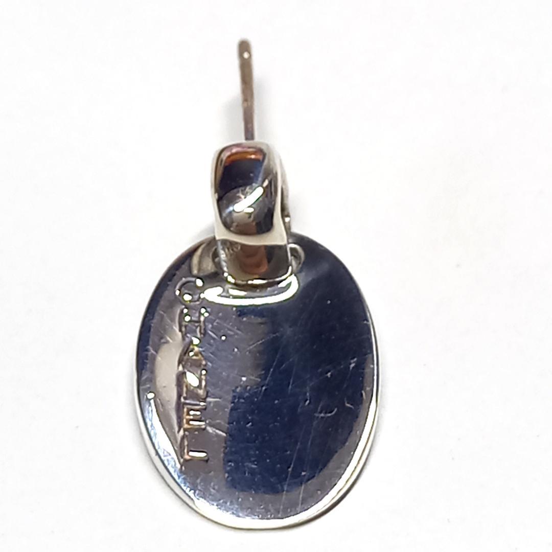 新品仕上げ シャネル ピアス オーバル スイング シルバー 925 片耳 片方