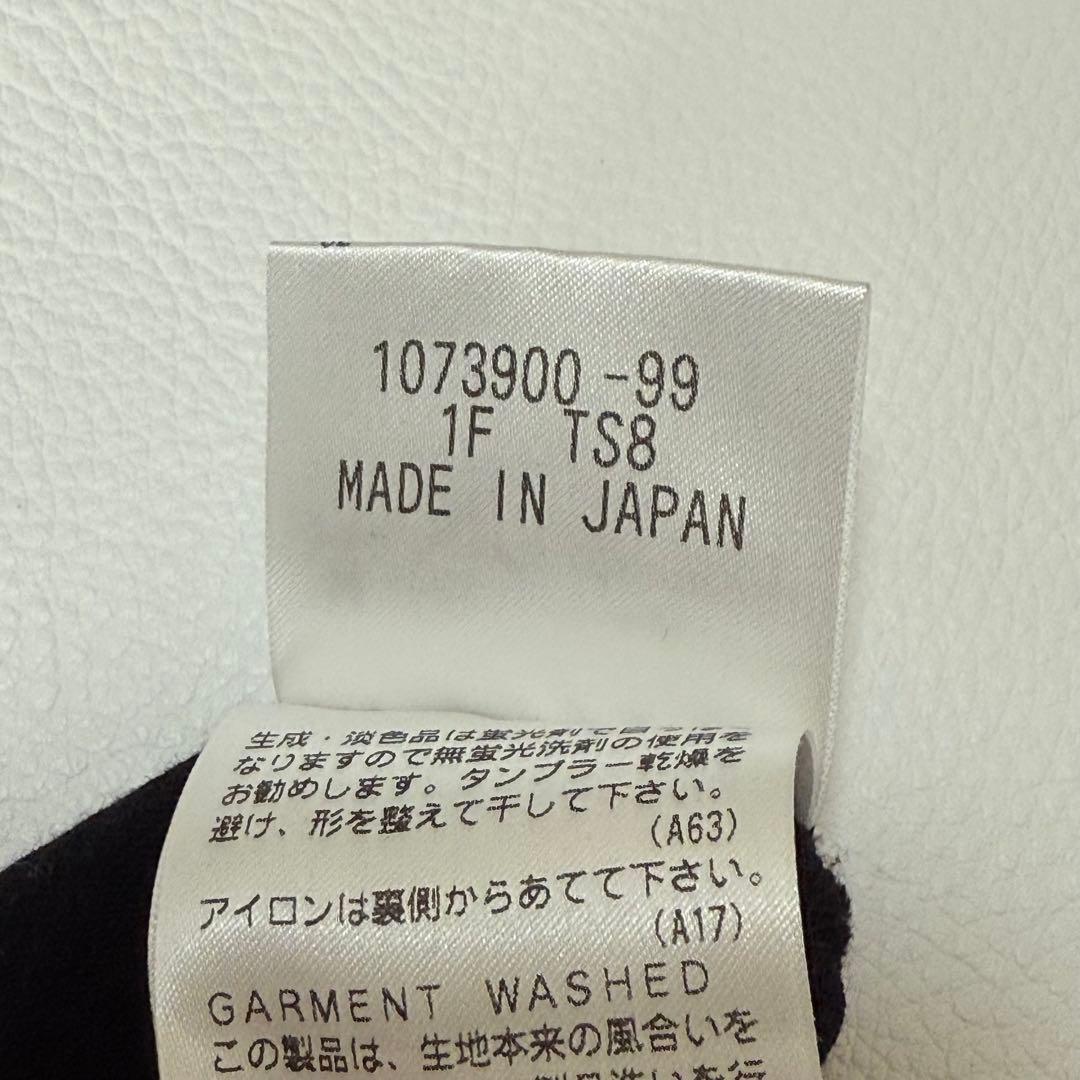 トクコプルミエヴォル アートプリント ハイネック チュニック 黒 人物柄 日本製