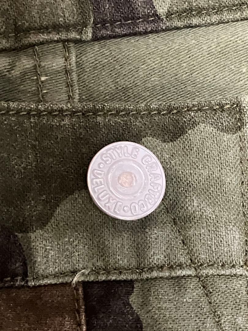 EVISU エヴィス　迷彩パンツ カーゴパンツ　白カモメ　サイズ34