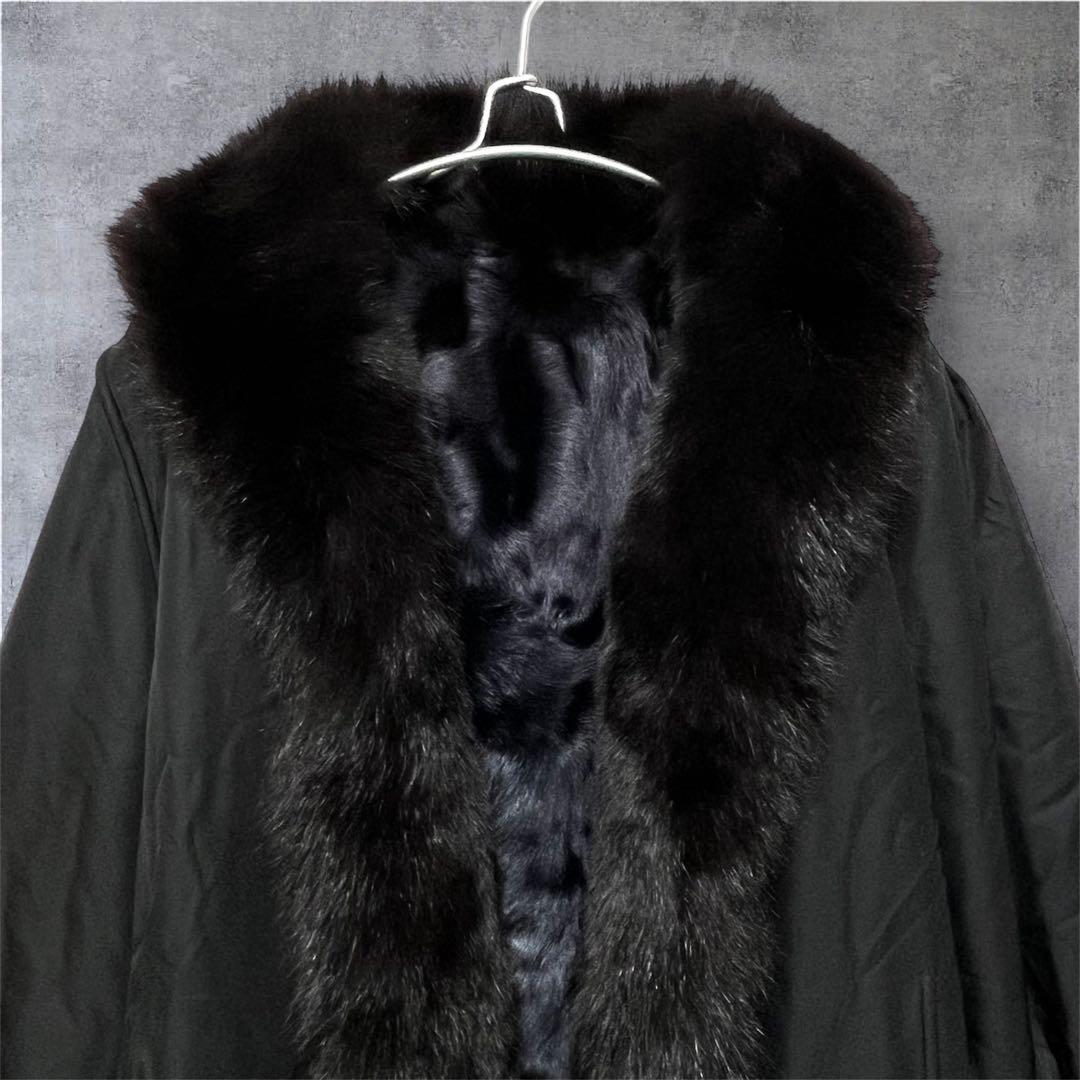 【STAR PARISIAN】ハーフコート　ライナー付（ラム）　フォックスファー