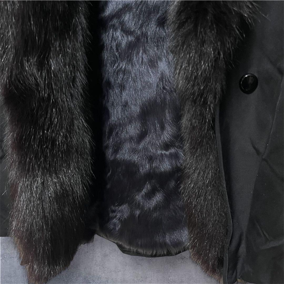 【STAR PARISIAN】ハーフコート　ライナー付（ラム）　フォックスファー