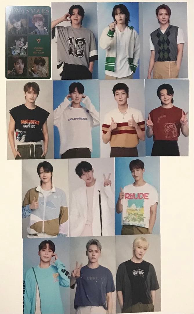 seventeen トレカ　ALWAYS YOURS 会場限定特典　東京　ユニバ
