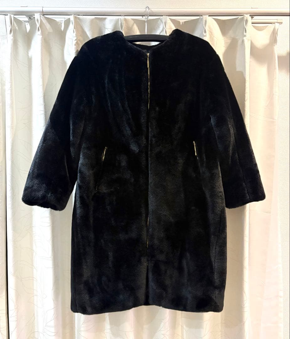 TAMIL タミル ボアコート　ブラック