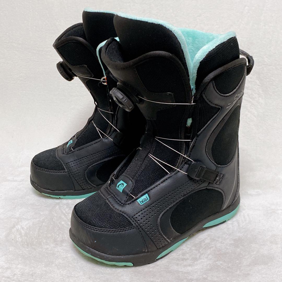美品　HEAD　スノーボードブーツ　STRIKEBOA　24cm　ミントグリーン