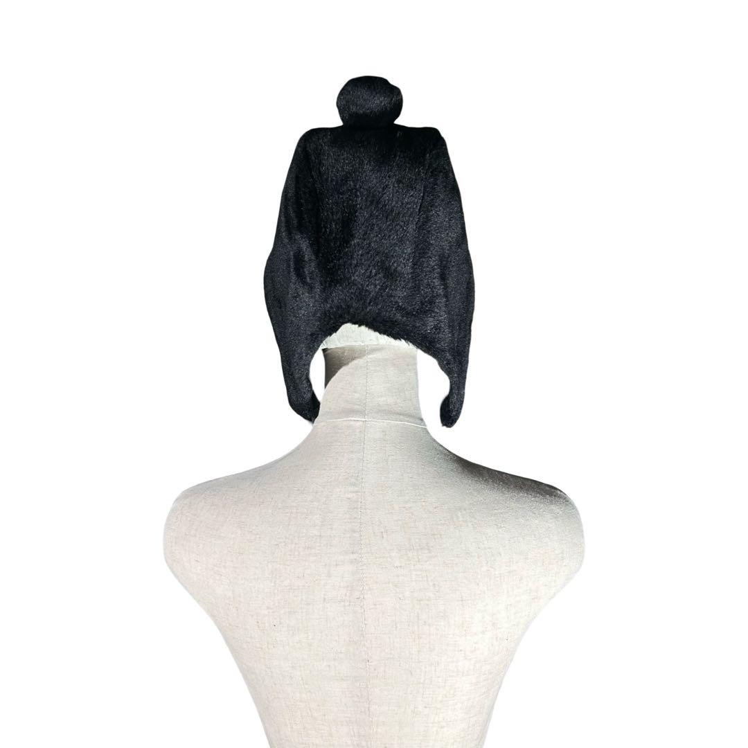 00s archive フェイクファーボンボンイヤーキャップ Y2K 黒