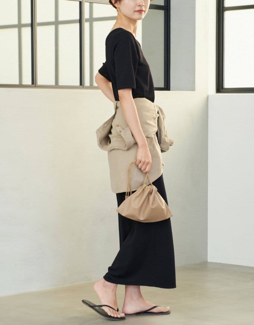 【未使用】Plage les Tendre leather clutch バッグ