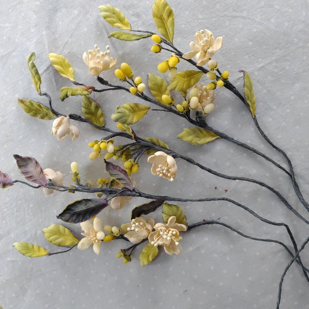 布花作品♡アンティークワックスフラワー