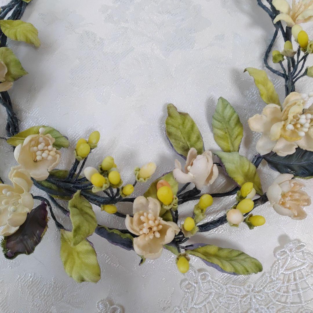 布花作品♡アンティークワックスフラワー