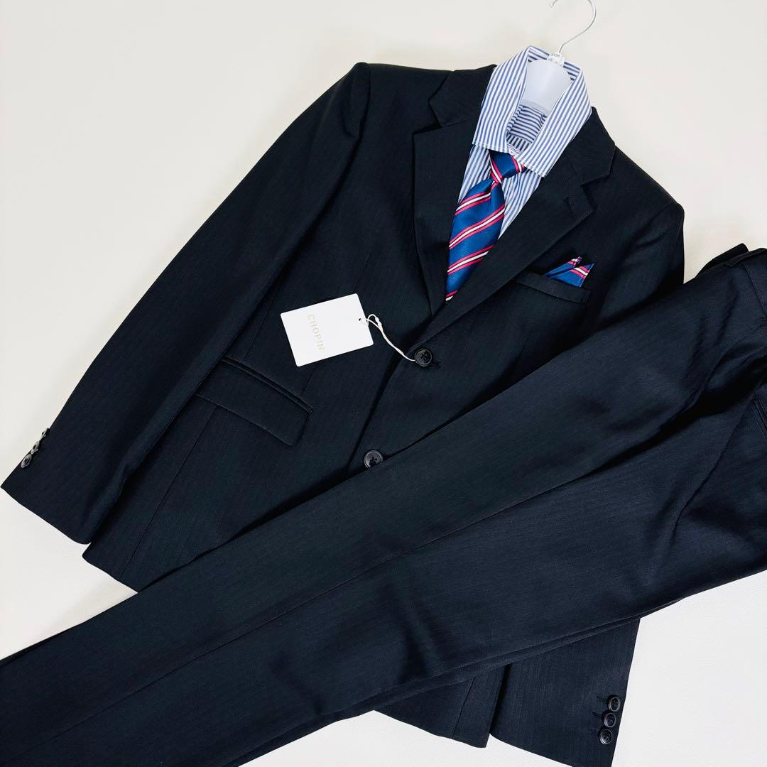 2593【新品タグ付き】ショパン 160cm キッズフォーマル 男の子 ブラック