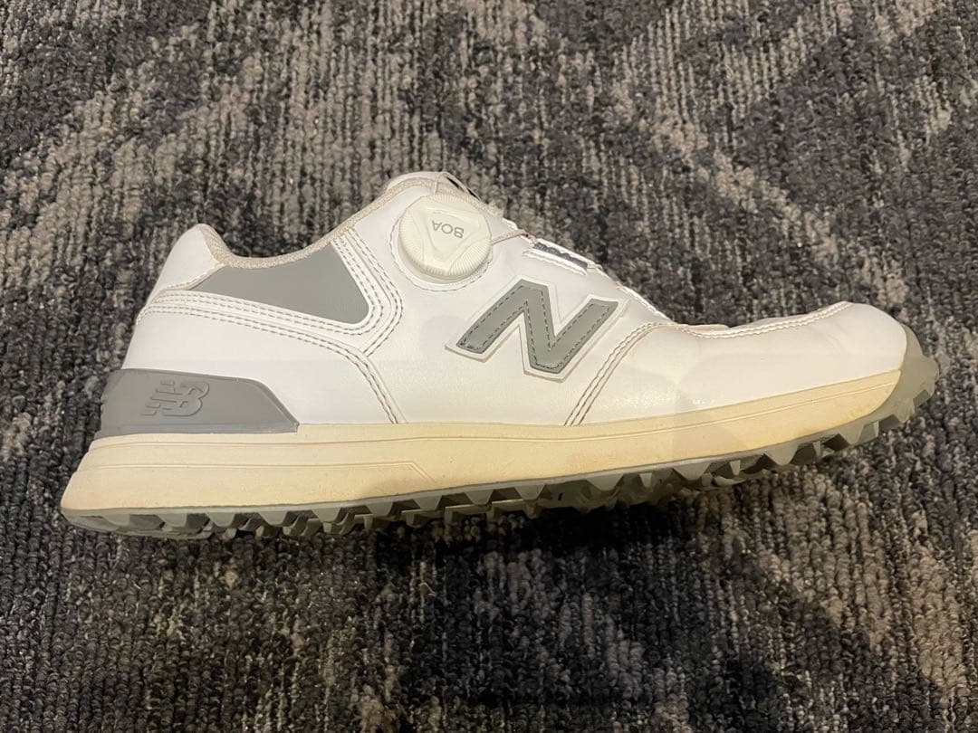 ニューバランス　ゴルフシューズ　574 ホワイト
