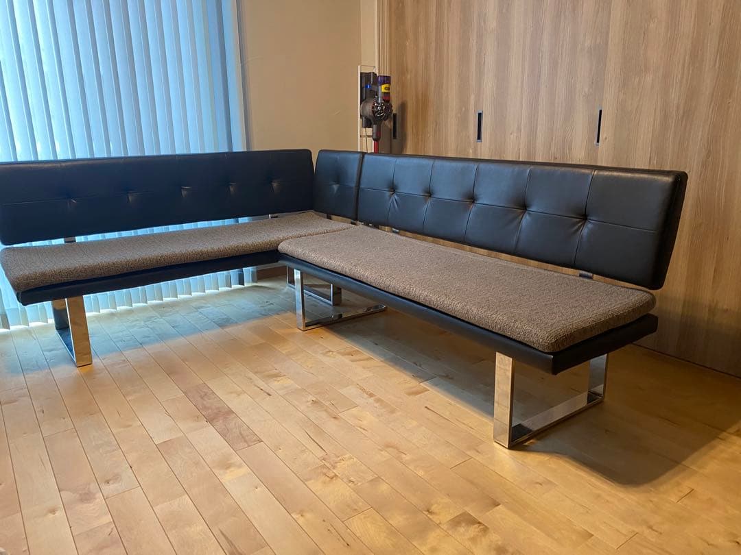 【ガーォ①】ソファーベンチ　ソファーダイニング　1/2 島忠