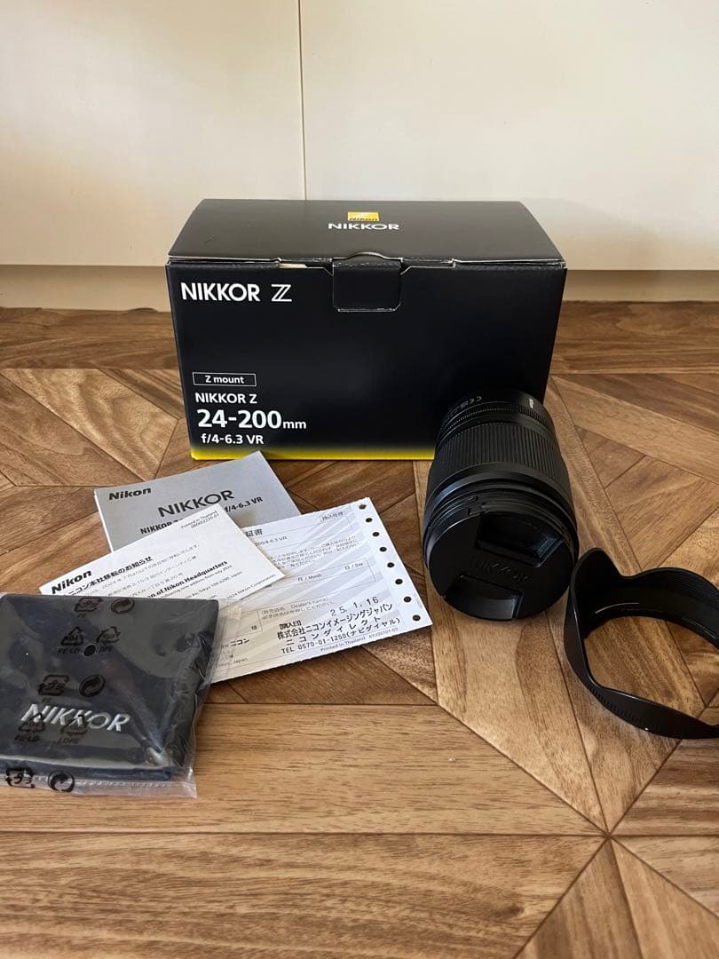 NIKKOR Z 24-200mm f/4-6.3 VR 保証書・箱付き