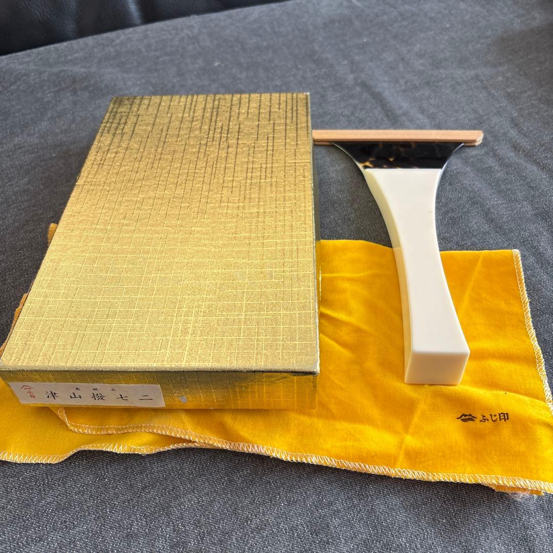 美品　ふじ印 三味線バチ　津山撥