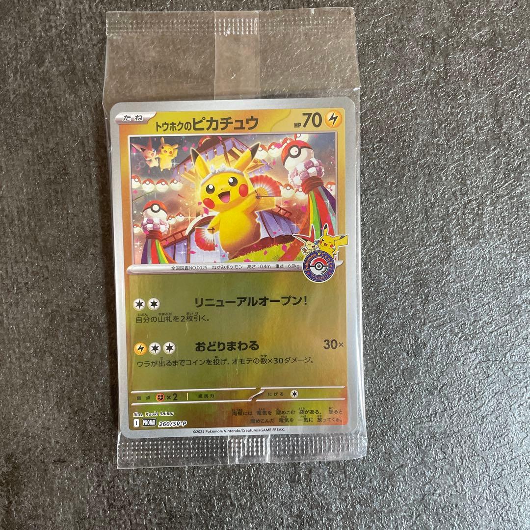 童*様 【未開封】トウホク ピカチュウ ポケモンセンター 東北　260/SV-P