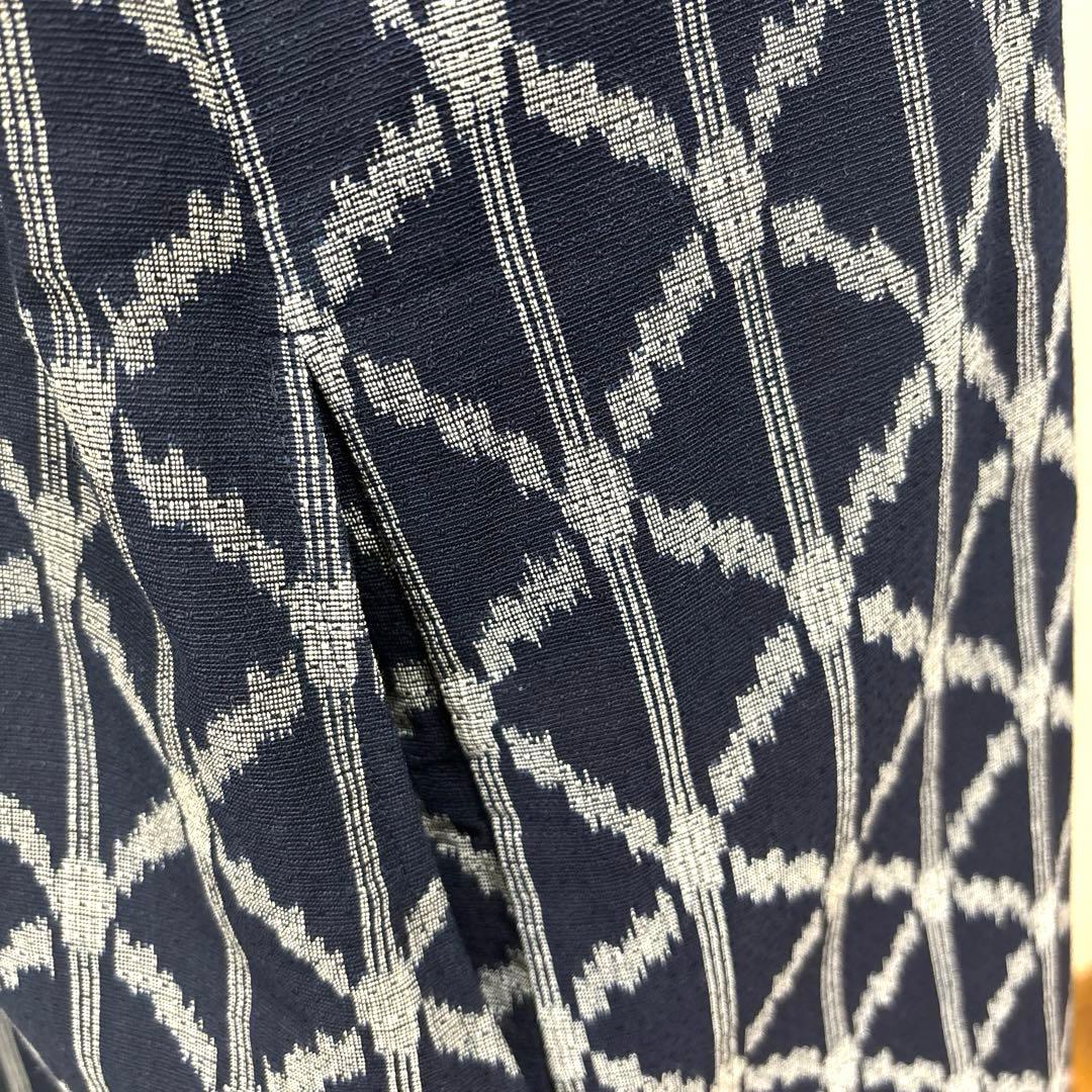 着物リメイク　筑紫ゆうき　ロングワンピース(297)