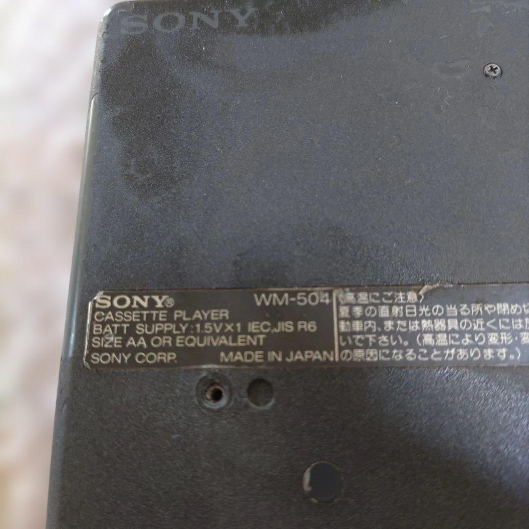 ソニー　カセットウォークマン　ＷＭ−504　ジャンク　管理ナンバー711