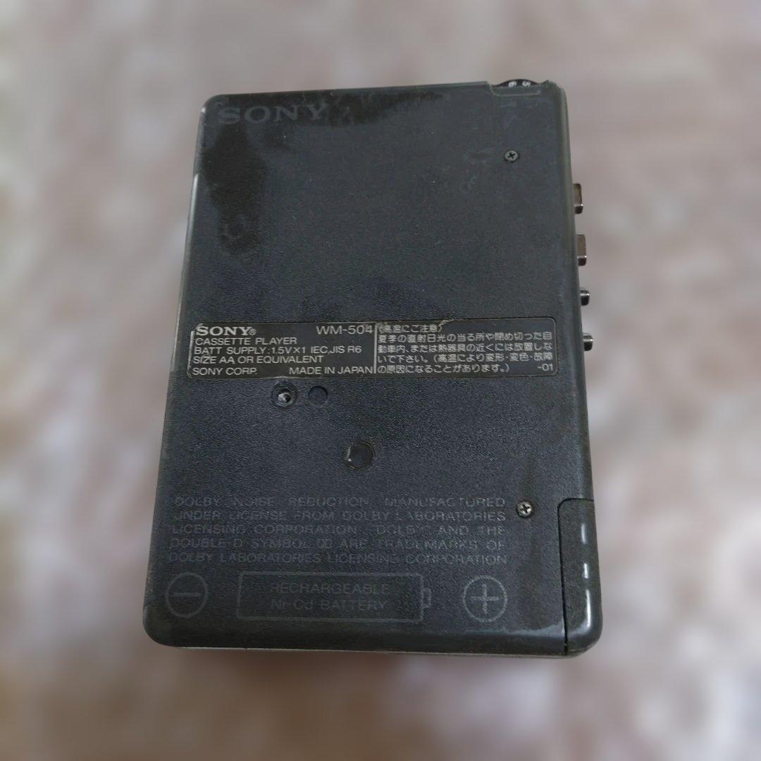 ソニー　カセットウォークマン　ＷＭ−504　ジャンク　管理ナンバー711