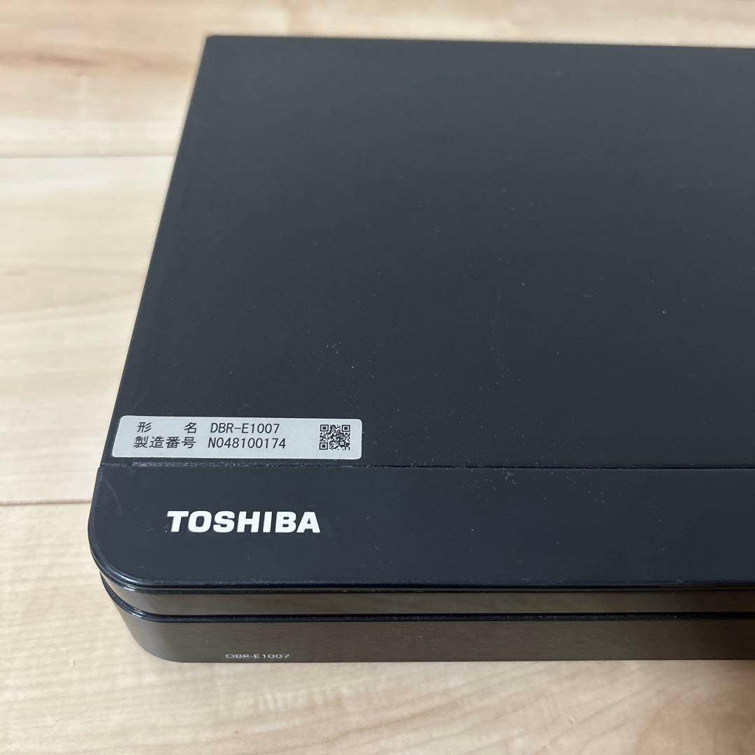 TOSHIBA ブルーレイレコーダー DBR-E1007