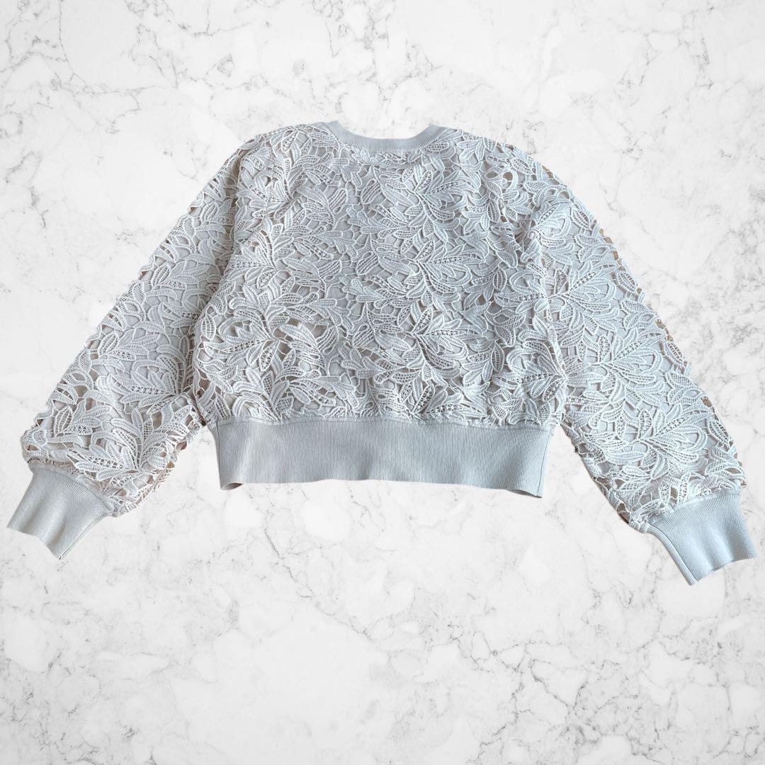 karico ！ANAYI アナイ　総レース カーディガン