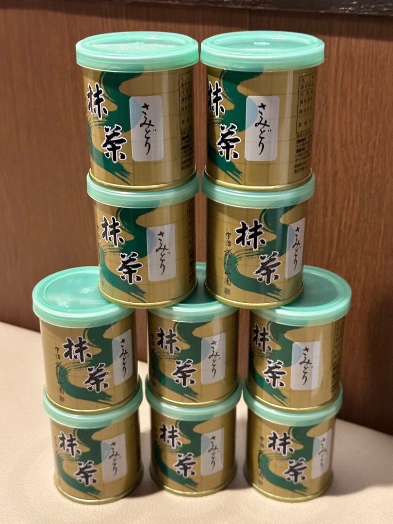 京都宇治抹茶　山政小山園さみどり30g ×5缶セット MATCHAPOWDER