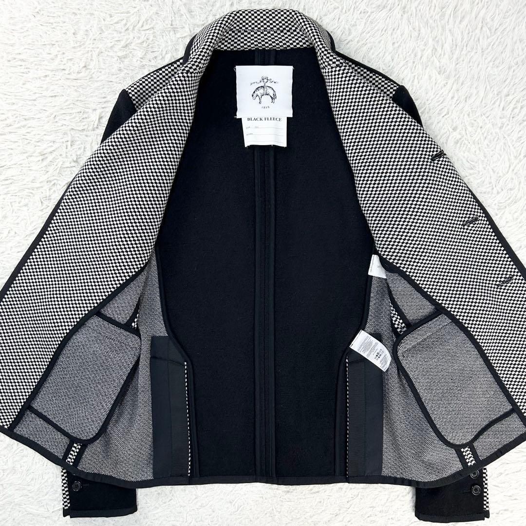 カシミヤ100% ブラックフリースバイブルックスブラザーズ ニットジャケット