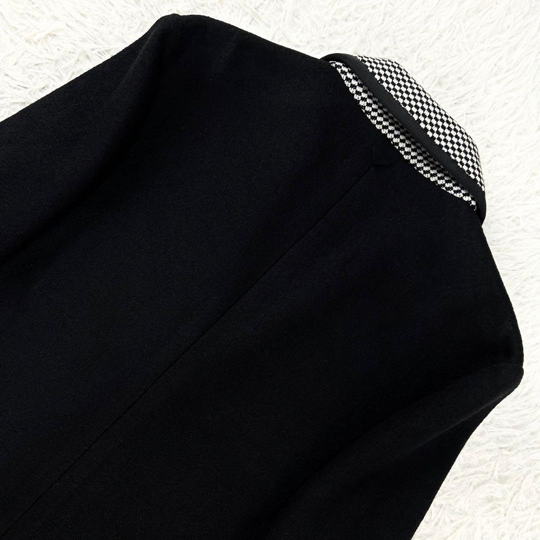 カシミヤ100% ブラックフリースバイブルックスブラザーズ ニットジャケット