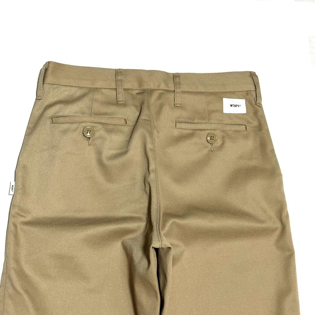 美品　WTAPS　チノパン　X01　日本製　22年モデル　光沢感　春秋用人気定番