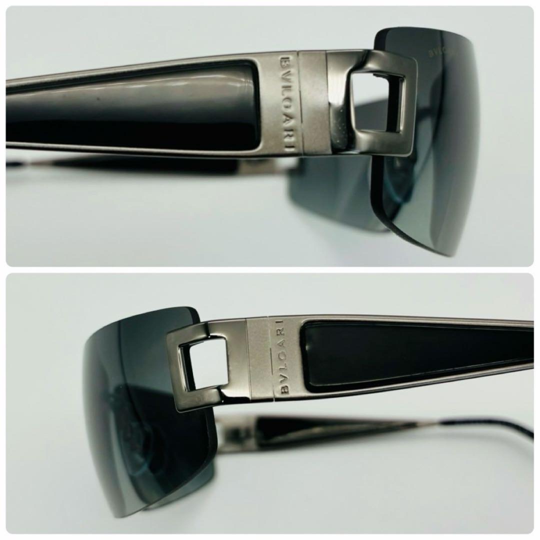 BVLGARI ブルガリ サングラス リムレス グラデーション イタリア製 黒