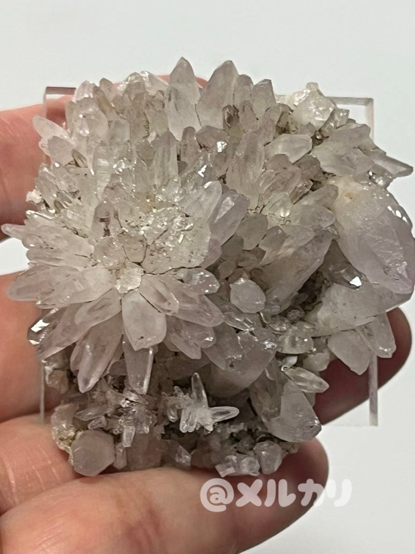 国産鉱物　鉛沢（浦の谷）　紫水晶クラスター