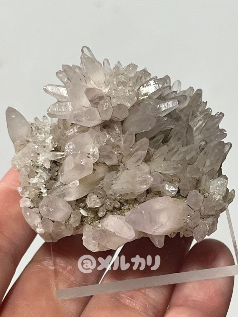 国産鉱物　鉛沢（浦の谷）　紫水晶クラスター