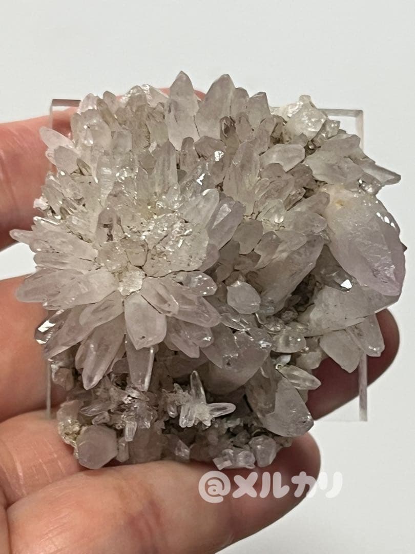 国産鉱物　鉛沢（浦の谷）　紫水晶クラスター