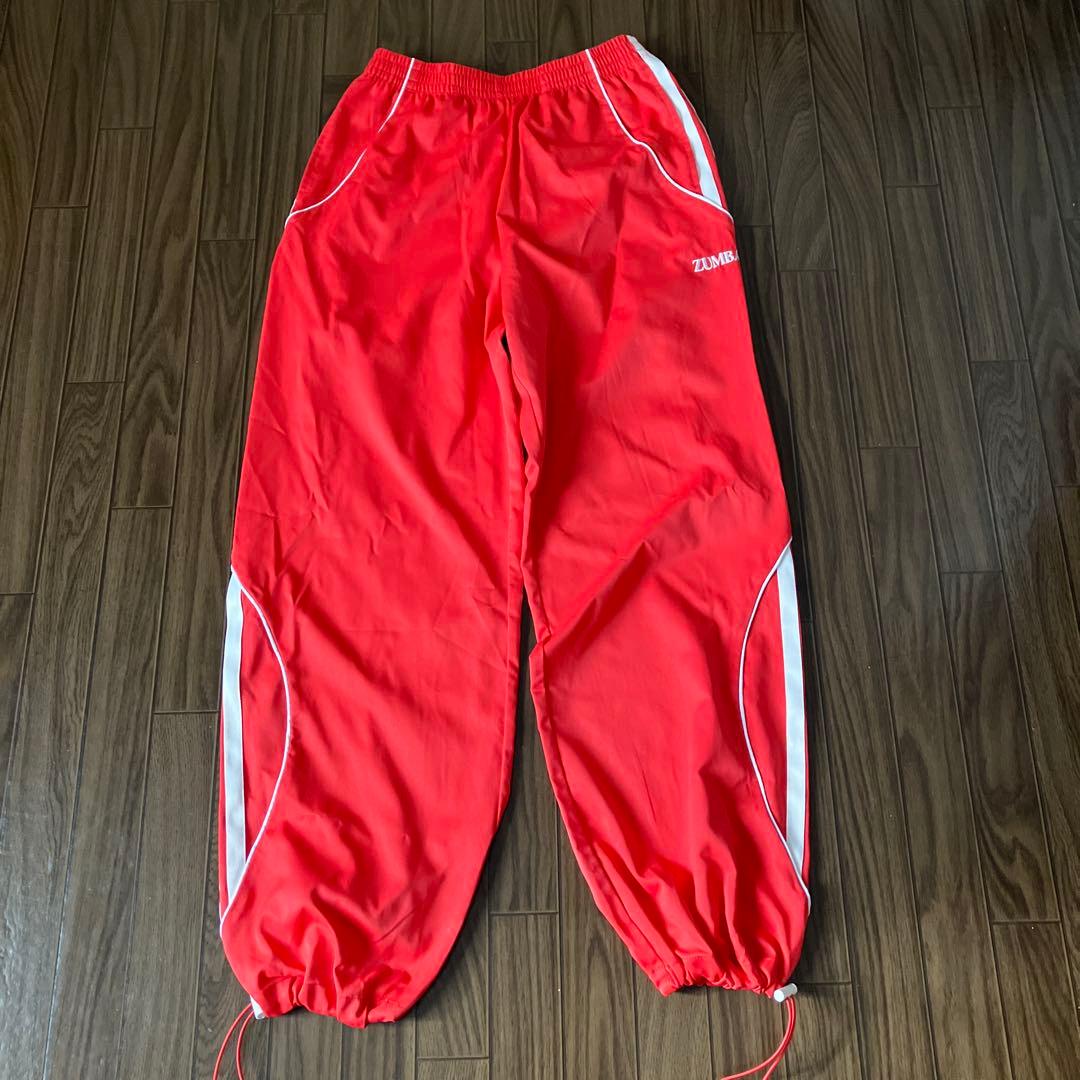 ワイドトラックパンツ　チェリーXS