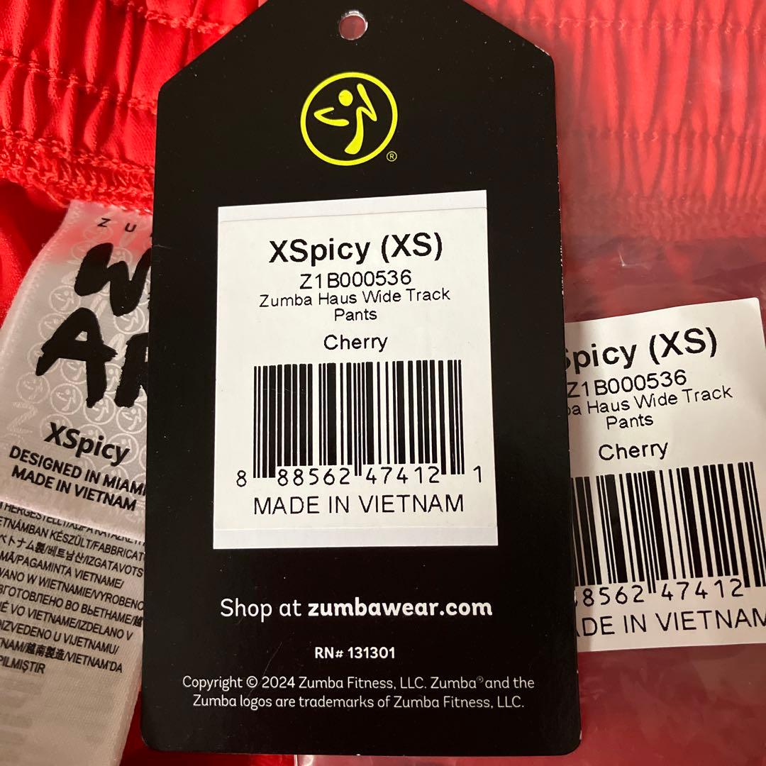 ワイドトラックパンツ　チェリーXS