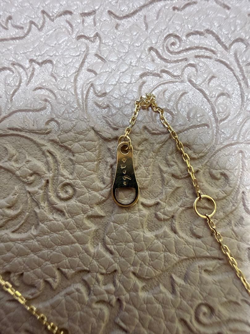 agate パールネックレス　K10 YG