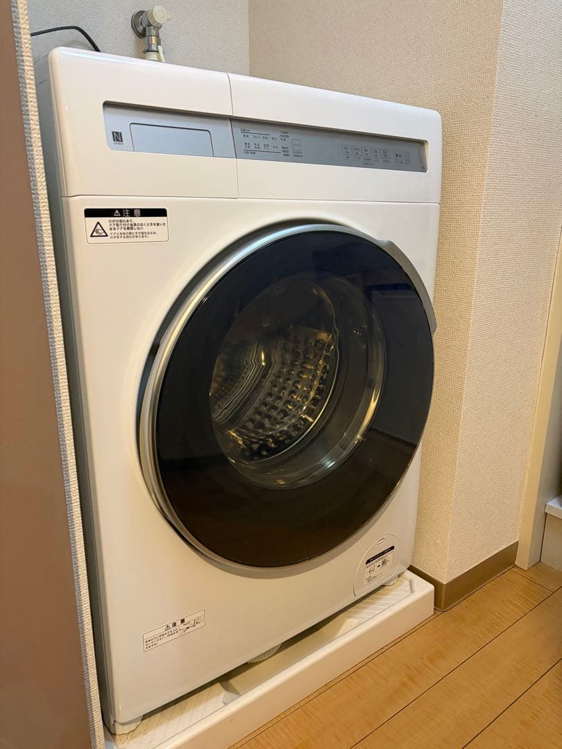 【shizukani-kanpai 】ニトリ10キロドラム式洗濯乾燥機