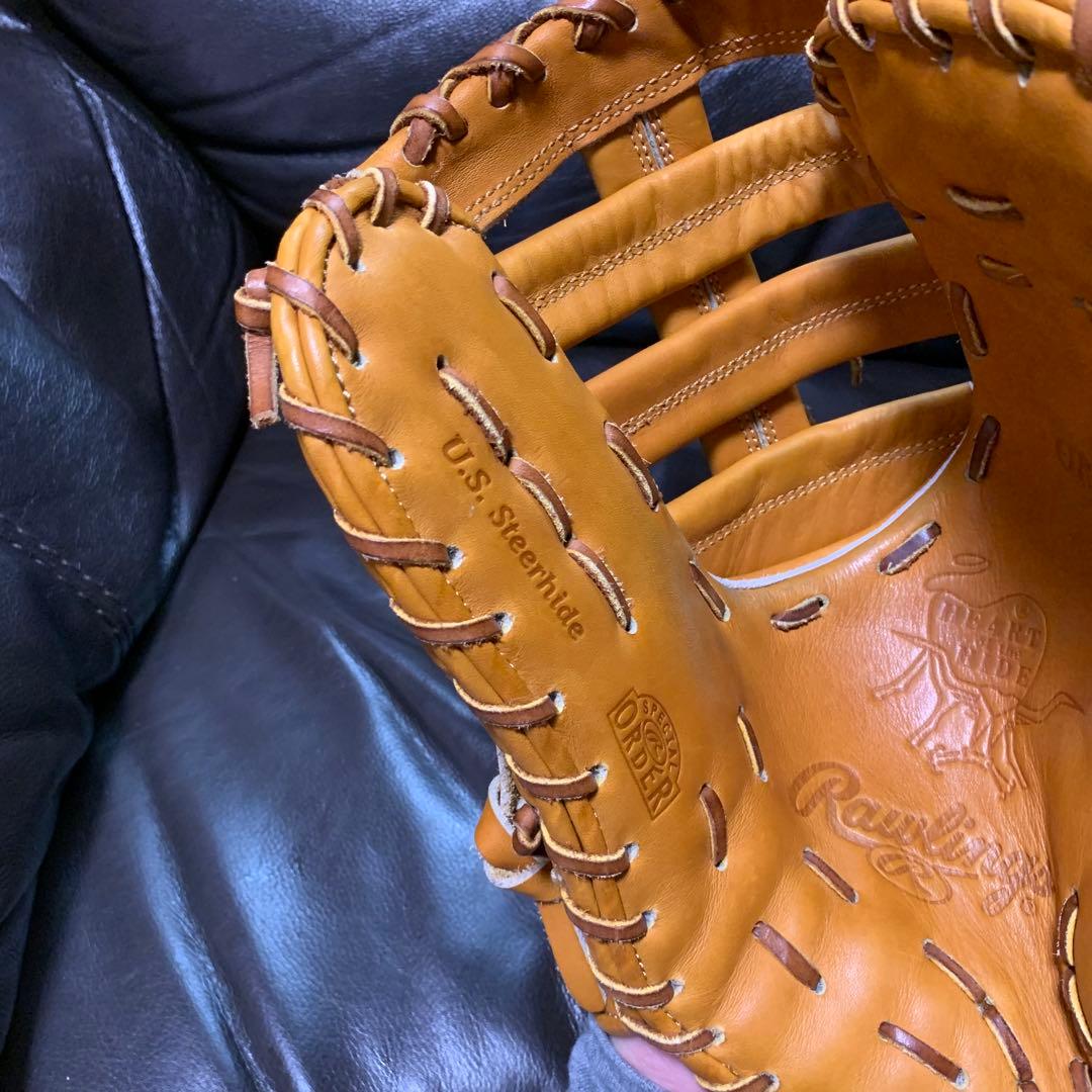 ローリングス　HOHオーダー　軟式ファーストミット　タン