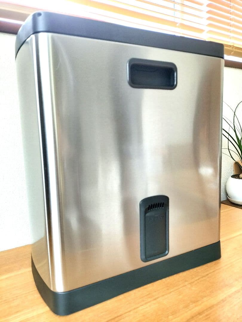 美品 simple human ステンレス ゴミ箱 30L