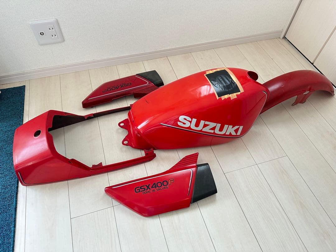 GSX400F 外装一式　当時物　塗り替え無し