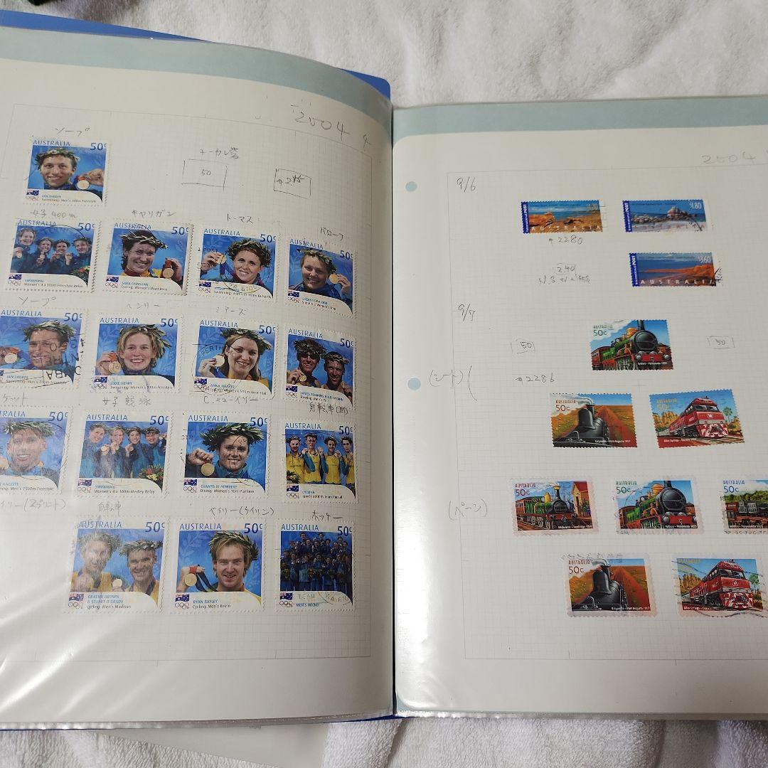 オーストラリア　使用済み切手六冊