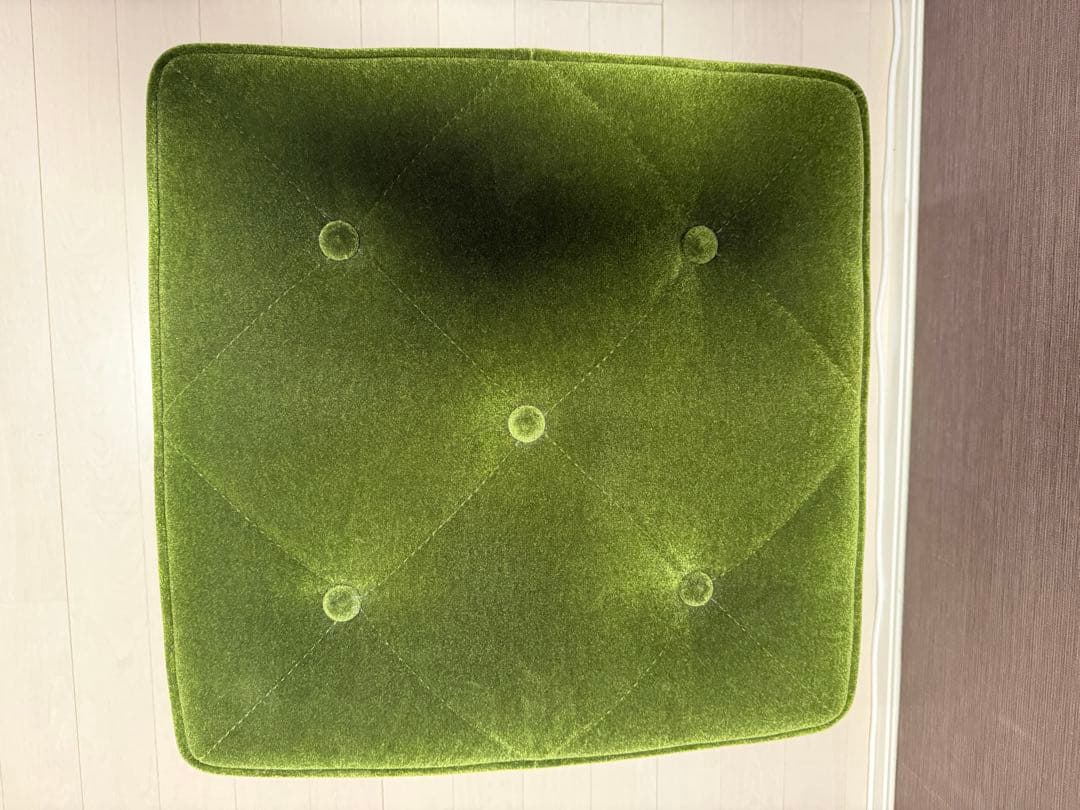 KARIMOKU60 カリモク　オットマン モケットグリーン