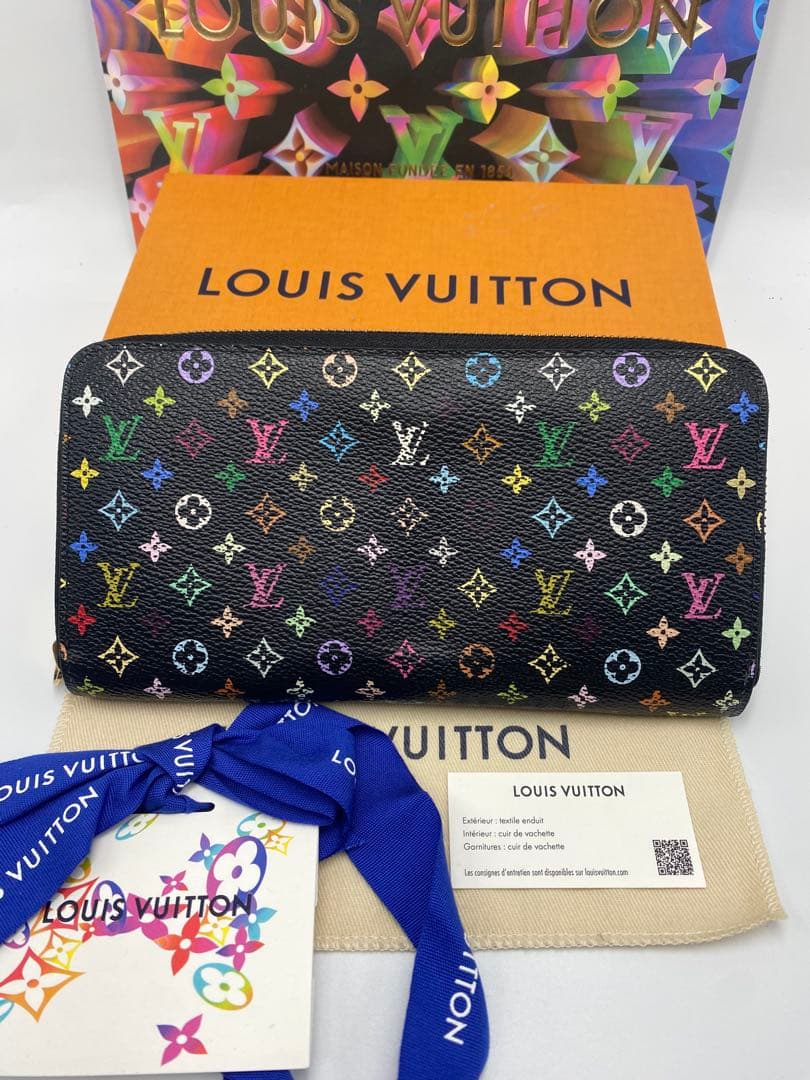 ルイヴィトン 長財布 モノグラム・マルチカラー ジッピーウォレット M60243