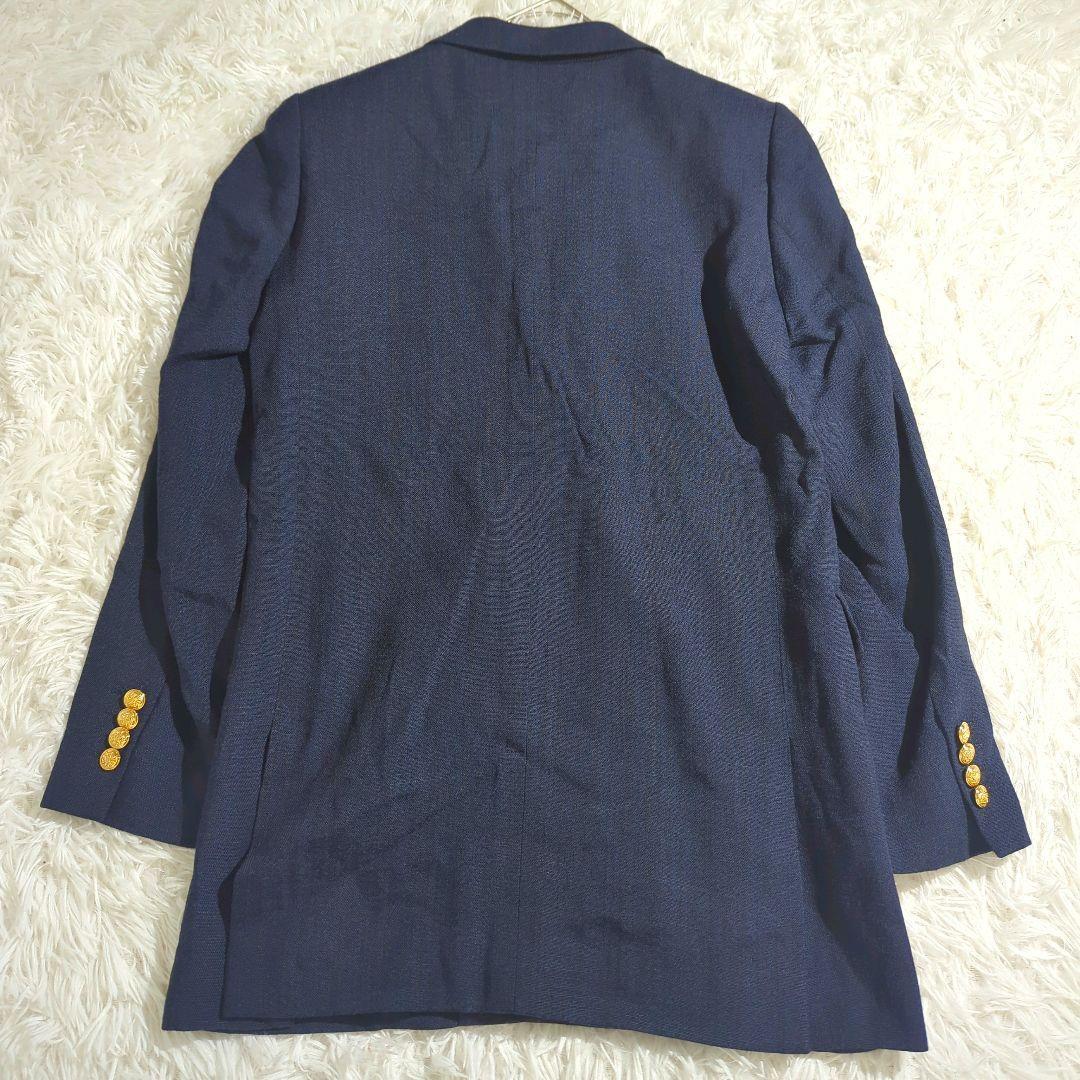 INSCRIRE テーラードジャケット 紺ブレ 金ボタン ダブル ロング