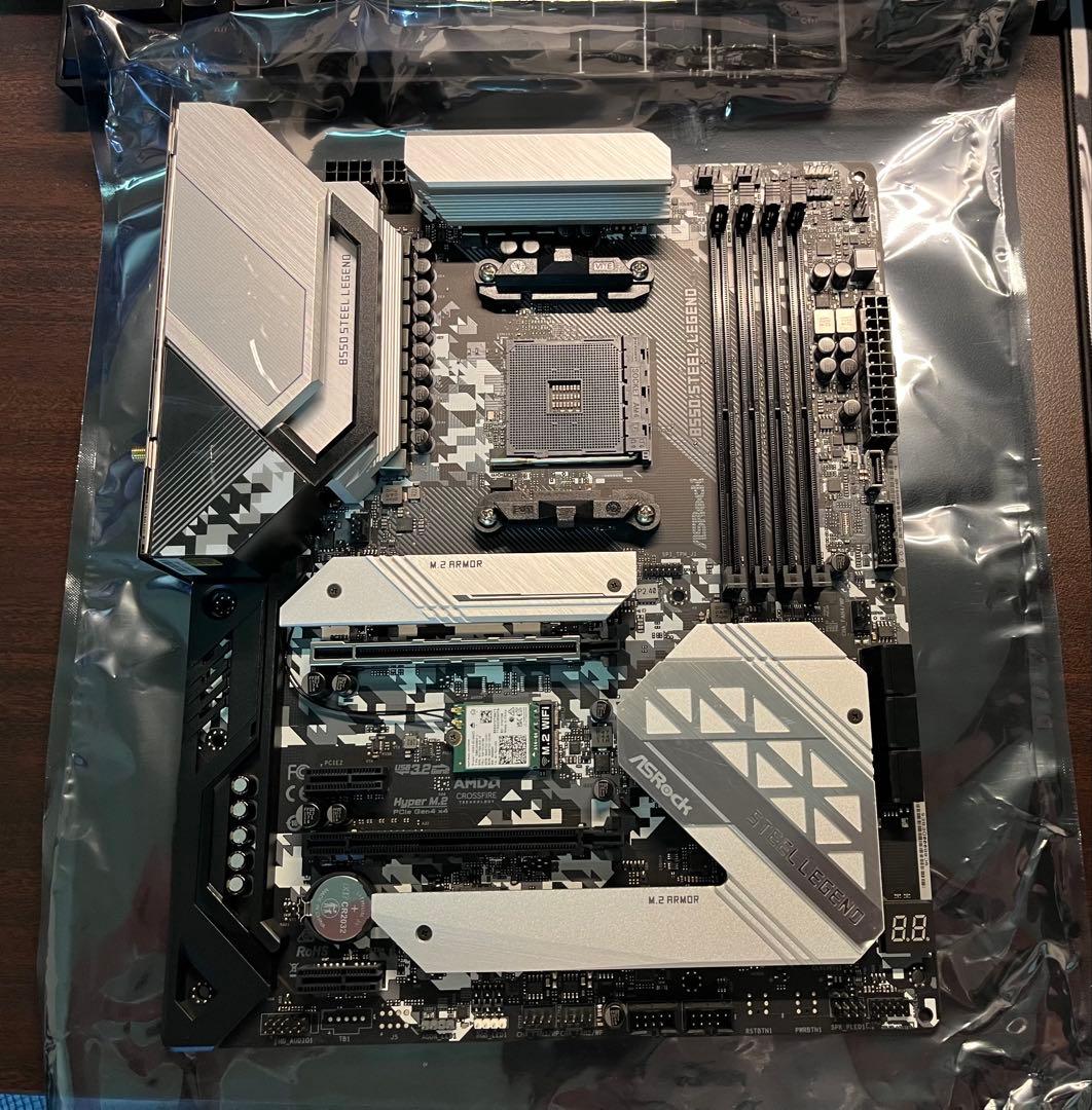 ASRock B550 Steel Legend マザーボード　おまけ付き